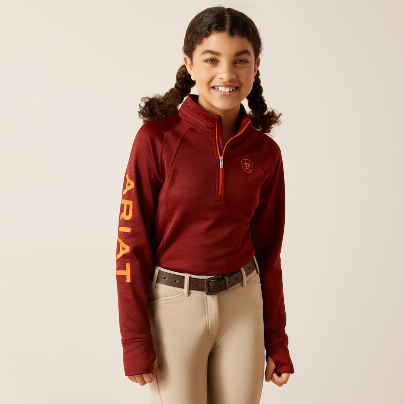 Ariat Youth Tek Team 1/4 Zip Sweat Shirt