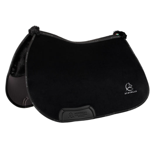 Acavallo Jump Saddle Pad JS CW-3DS Louvre Shaped Internal Faux Sheepskin