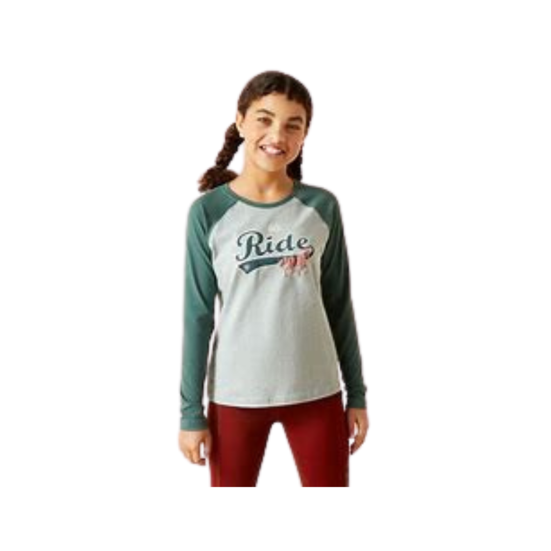 Ariat Youth Lets Ride Long Sleeve Shirt