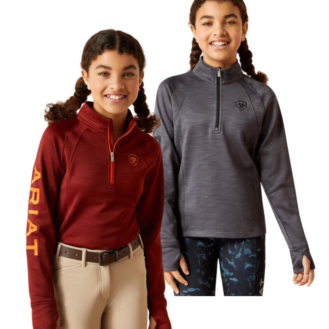 Ariat Youth Tek Team 1/4 Zip Sweat Shirt