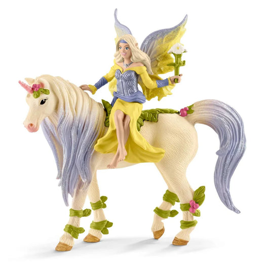 Schleich Fairy Sera With Blossom Unicorn