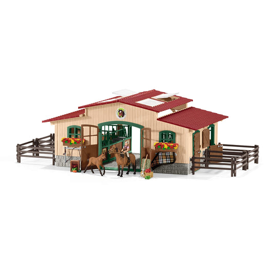 Schleich Stable With Horses And Accessories