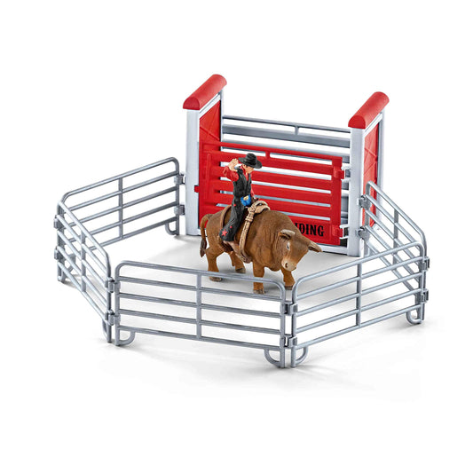 Schleich Bull Riding with Cowboy