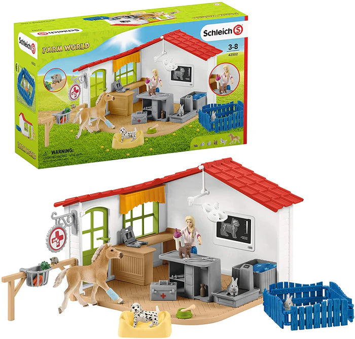 Schleich Veterinarian Practice With Pets