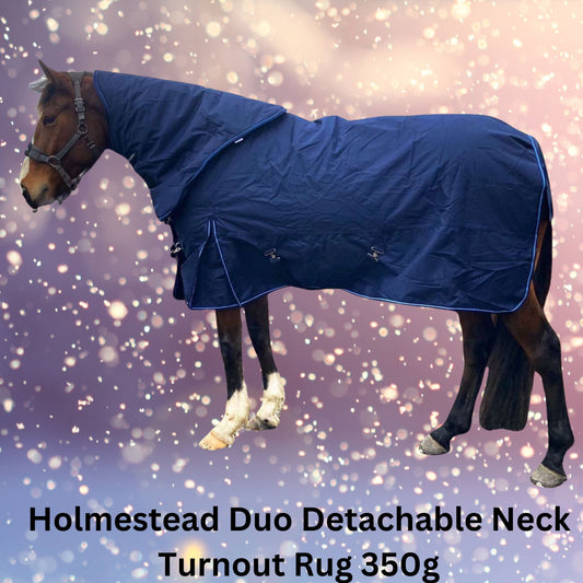 Holmestead Duo Detachable Neck Turnout Rug 350g