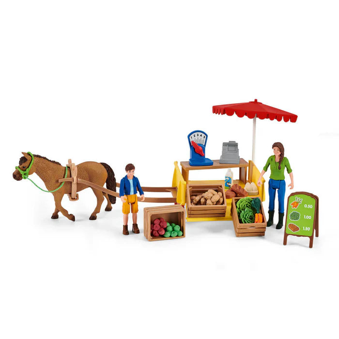 Schleich Farmers Market Stand