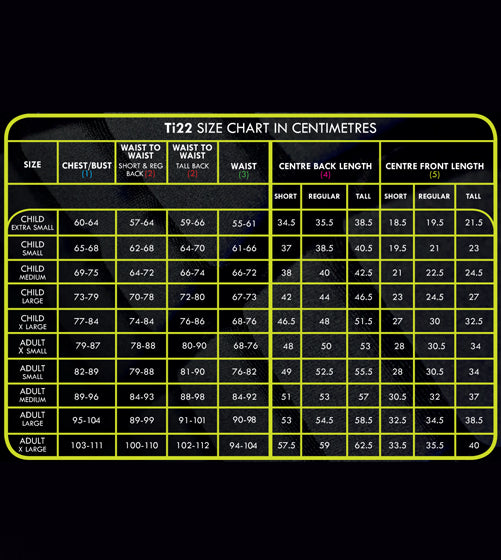 Champion Ti22 Body Protector - Childrens - EN 13158: 2018 BETA level 3 2018