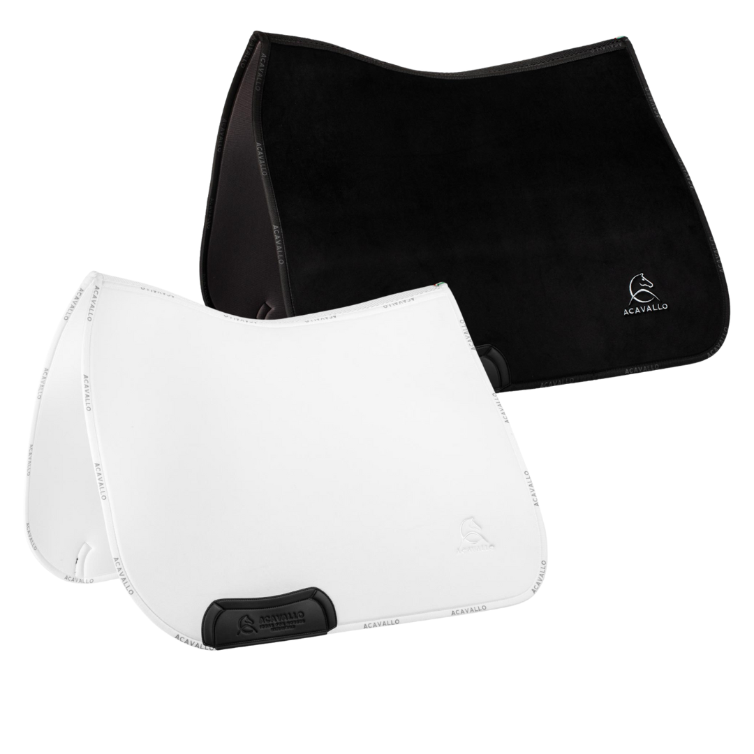 Acavallo Dressage Saddle Pad DS CW-3DS Louvre Shaped Internal Faux Sheep Skin