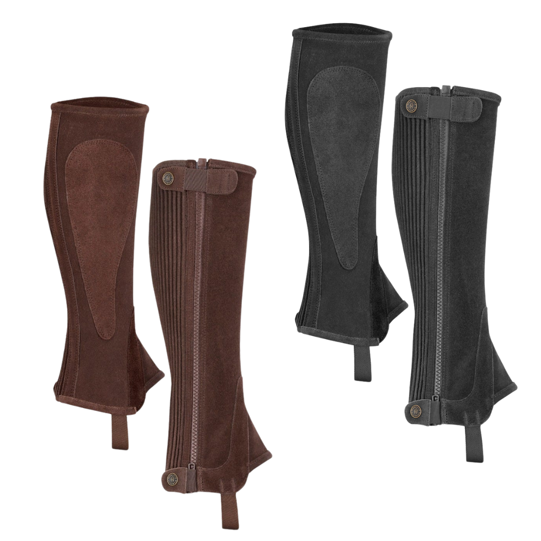 Shires Moretta Suede Half Chaps Children