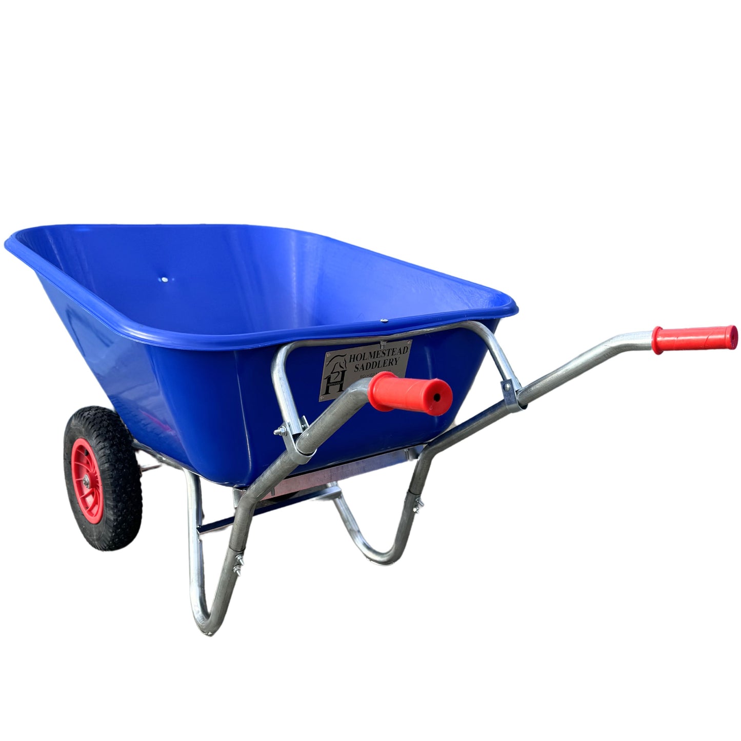 200L Twin Wheel Heavy Duty Wheelbarrow