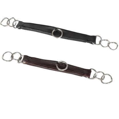 Shires Velociti GARA Leather Curb Chain