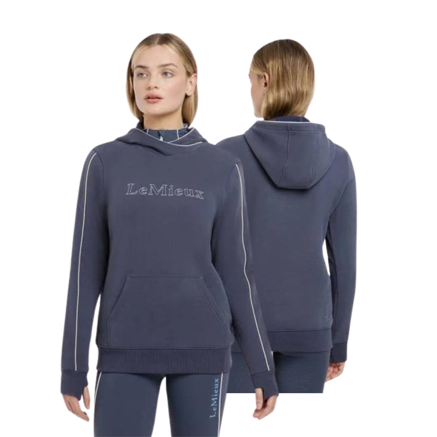 Lemieux Esme Dusk Blue Hoodie Limited Edition