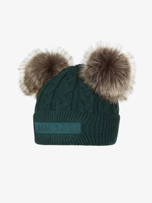 Lemieux Mini Double Pom Beanie