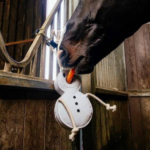 Lemieux Horse Stable Toy Snowman